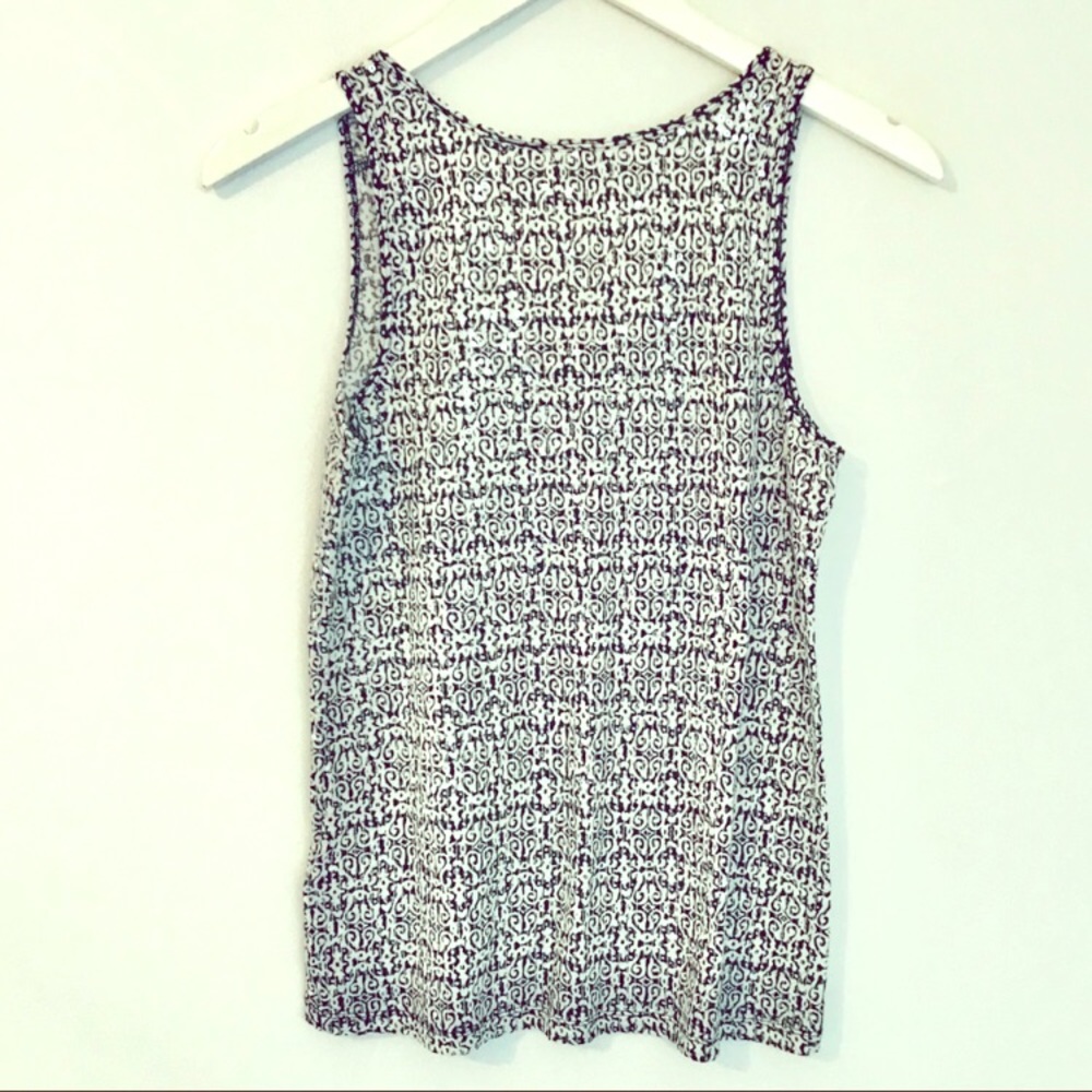 J. Crew Black sequin tank top xxs
